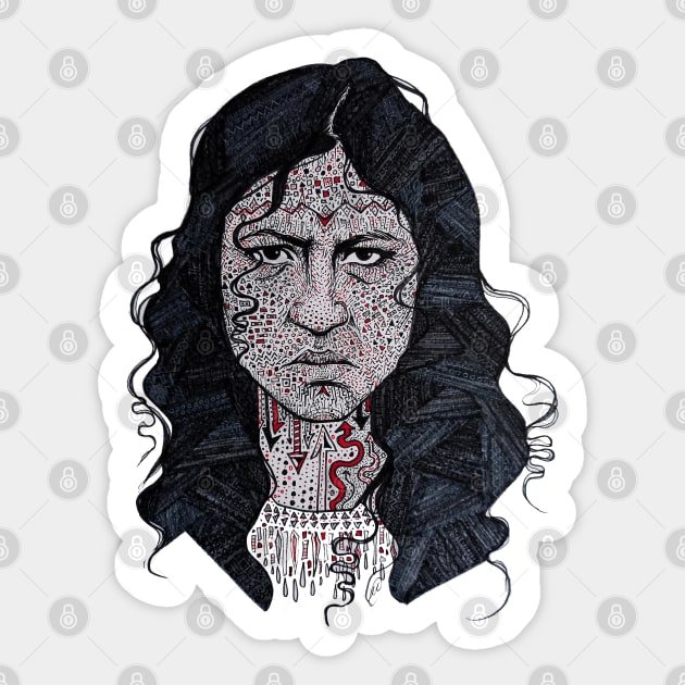 Hell hath no fury like a woman! Sticker by dangerbeforeyou